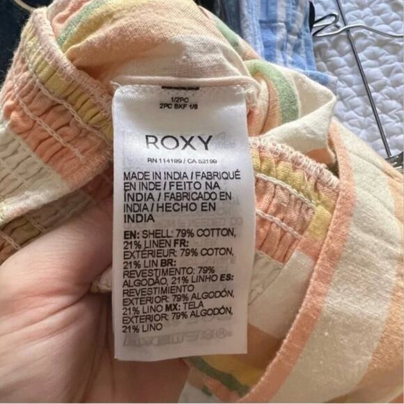 Roxy Past Midnight Paper Bag Shorts - Picture 8 of 9